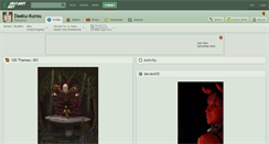 Desktop Screenshot of daaku-kurou.deviantart.com