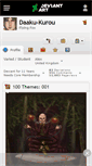 Mobile Screenshot of daaku-kurou.deviantart.com