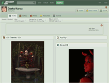 Tablet Screenshot of daaku-kurou.deviantart.com