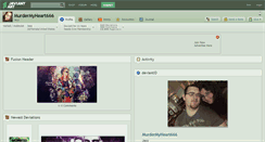 Desktop Screenshot of murdermyheart666.deviantart.com