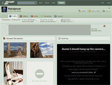 Tablet Screenshot of paindancer.deviantart.com