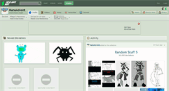 Desktop Screenshot of manaadvent.deviantart.com