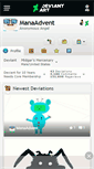 Mobile Screenshot of manaadvent.deviantart.com