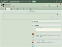 Tablet Screenshot of fairygost.deviantart.com