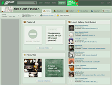 Tablet Screenshot of alex-x-josh-fanclub.deviantart.com