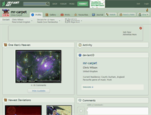 Tablet Screenshot of mr-carpet.deviantart.com
