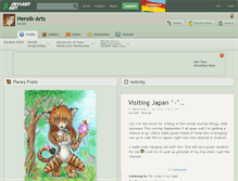 Tablet Screenshot of heroik-arts.deviantart.com