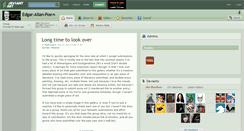 Desktop Screenshot of edgar-allan-poe.deviantart.com