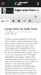 Mobile Screenshot of edgar-allan-poe.deviantart.com