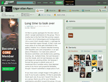 Tablet Screenshot of edgar-allan-poe.deviantart.com