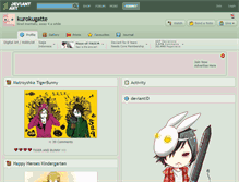 Tablet Screenshot of kurokugatte.deviantart.com