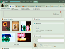 Tablet Screenshot of n-l-e.deviantart.com