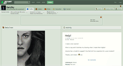 Desktop Screenshot of karysky.deviantart.com