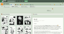 Desktop Screenshot of knil-maloon.deviantart.com