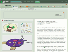Tablet Screenshot of kasquish.deviantart.com