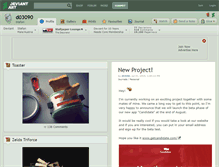 Tablet Screenshot of d03090.deviantart.com