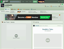 Tablet Screenshot of lonebeatle.deviantart.com