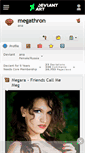 Mobile Screenshot of megathron.deviantart.com