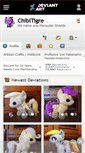 Mobile Screenshot of chibitigre.deviantart.com