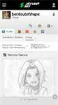 Mobile Screenshot of bentoutofshape.deviantart.com