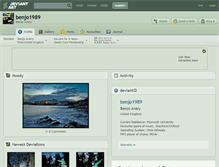 Tablet Screenshot of benjo1989.deviantart.com