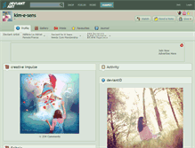 Tablet Screenshot of kim-e-sens.deviantart.com