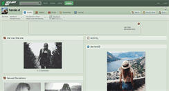 Desktop Screenshot of hande-d.deviantart.com