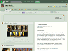 Tablet Screenshot of kaos-ninja9.deviantart.com