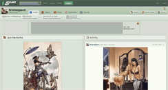 Desktop Screenshot of kromespawn.deviantart.com