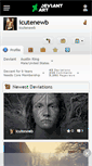 Mobile Screenshot of icutenewb.deviantart.com