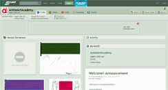 Desktop Screenshot of animeartacademy.deviantart.com