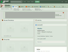 Tablet Screenshot of niluferr.deviantart.com