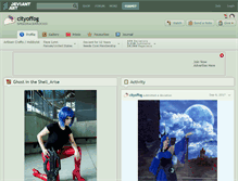 Tablet Screenshot of cityoffog.deviantart.com