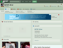 Tablet Screenshot of botdf-4ever.deviantart.com