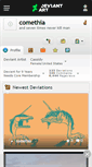 Mobile Screenshot of comethia.deviantart.com