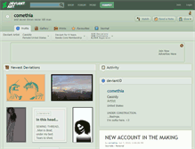 Tablet Screenshot of comethia.deviantart.com