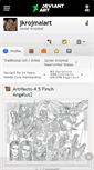 Mobile Screenshot of jkrojmalart.deviantart.com