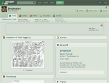 Tablet Screenshot of jkrojmalart.deviantart.com