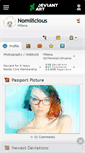 Mobile Screenshot of nomilicious.deviantart.com