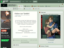 Tablet Screenshot of clairexleon.deviantart.com