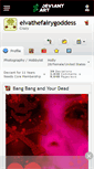 Mobile Screenshot of elvathefairygoddess.deviantart.com