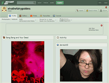 Tablet Screenshot of elvathefairygoddess.deviantart.com