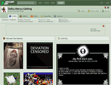 Tablet Screenshot of daiku-maryu-gaiking.deviantart.com
