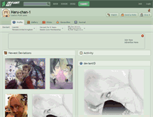 Tablet Screenshot of haru-chan-1.deviantart.com
