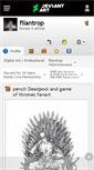 Mobile Screenshot of filantrop.deviantart.com