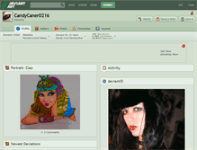 Tablet Screenshot of candycaner0216.deviantart.com