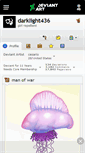 Mobile Screenshot of darklight436.deviantart.com
