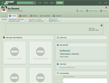 Tablet Screenshot of bu3boood.deviantart.com