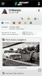 Mobile Screenshot of critterpix.deviantart.com