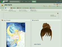 Tablet Screenshot of otter-faerie.deviantart.com